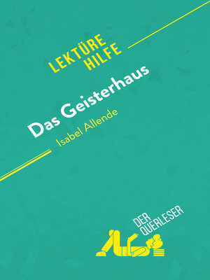 cover image of Das Geisterhaus von Isabel Allende (Lektürehilfe)